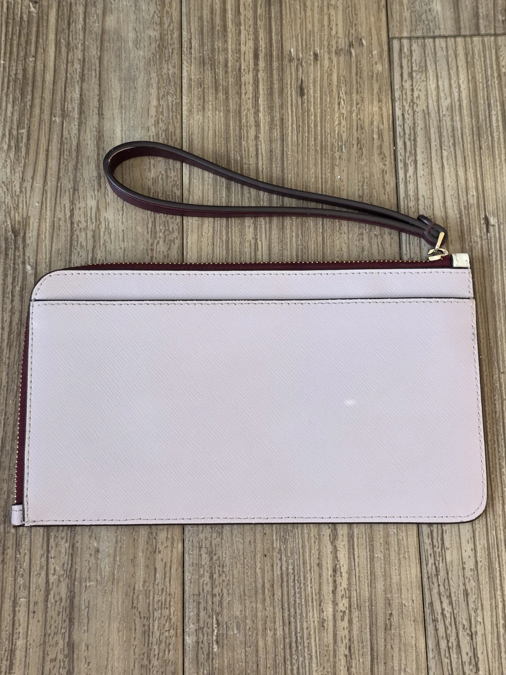 kate spade Two-Tone Pink & White Wristlet